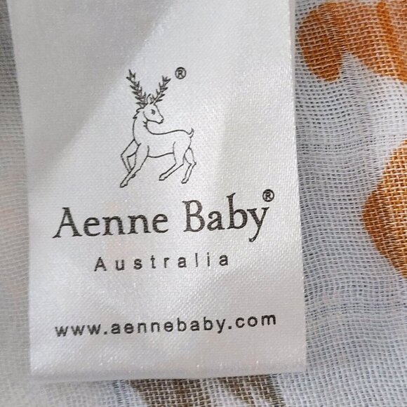 Aenne Baby dinosaur swaddle stroller blanket nursing cover  cotton / bamboo - Picture 3 of 5